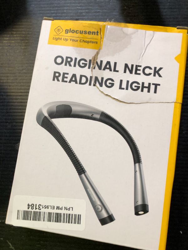 Photo 1 of Glocusent Book Light, 3-Color & 6-Brightness Reading Light, Bendable Neck Light, 80-hr Lasting Rechargeable Lamp, Perfect Book Light for Reading in Bed, Knitting, Camping, Repairing, Book Lovers Gifts