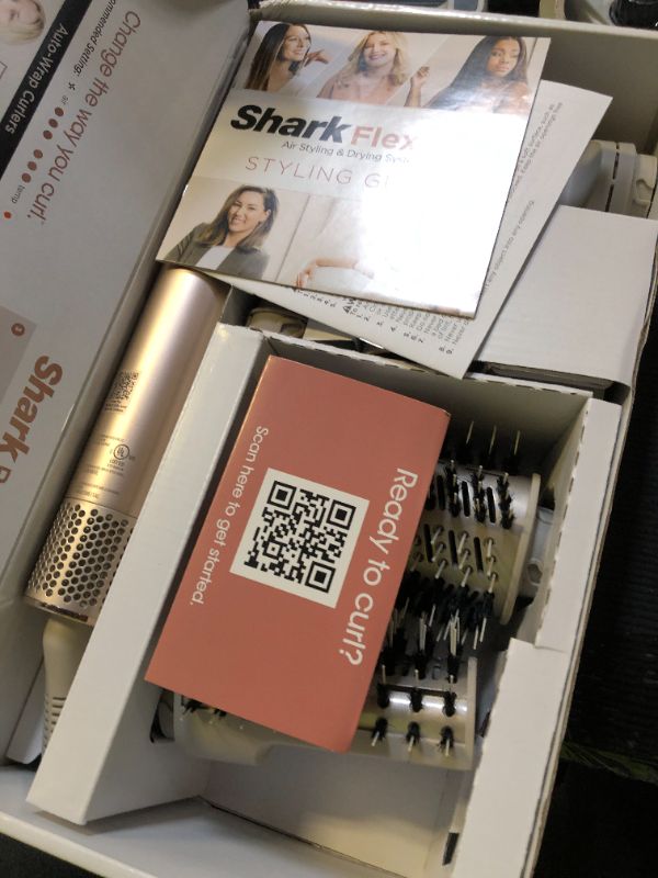 Photo 1 of Shark HD430 FlexStyle Air Styling & Drying System, Powerful Hair Dryer Brush & Multi-Styler with Auto-Wrap Curlers, Paddle Brush, Oval Brush, Concentrator Attachment, Stone