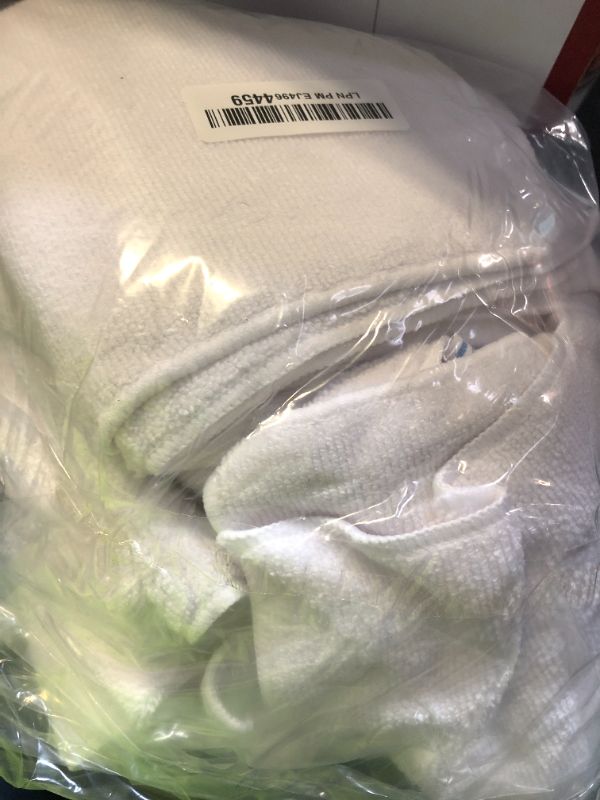Photo 1 of MR.SIGA Microfiber Cleaning Cloth, All-Purpose Microfiber Towels, Streak Free Cleaning Rags, Pack of 12, White, Size 32 x 32 cm(12.6 x 12.6 inch)
