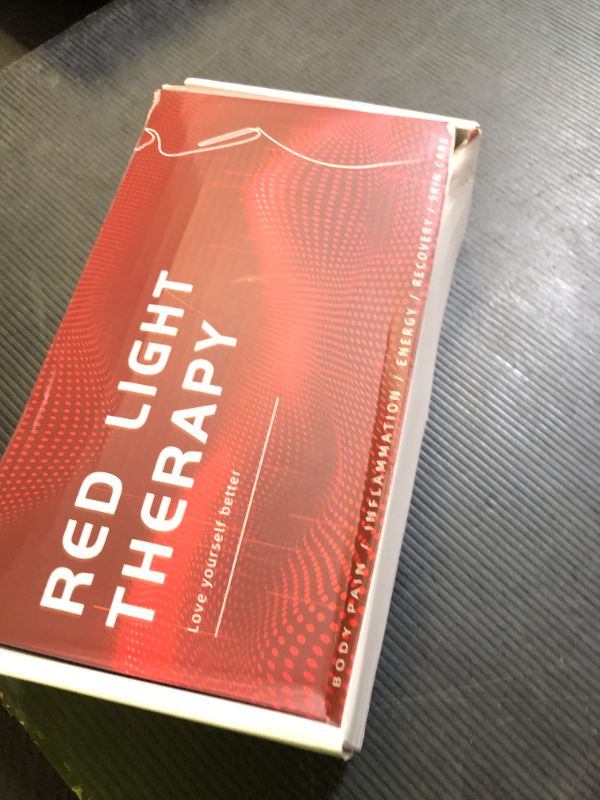 Photo 1 of Red Light Therapy Infrared Light Therapy Pad for Body Pain NIR Deep Therapy for Back Knee Hands Feet Relief Portable 660nm 850nm Home Heating Light Therapy Wrap Belt Gift for Women Men