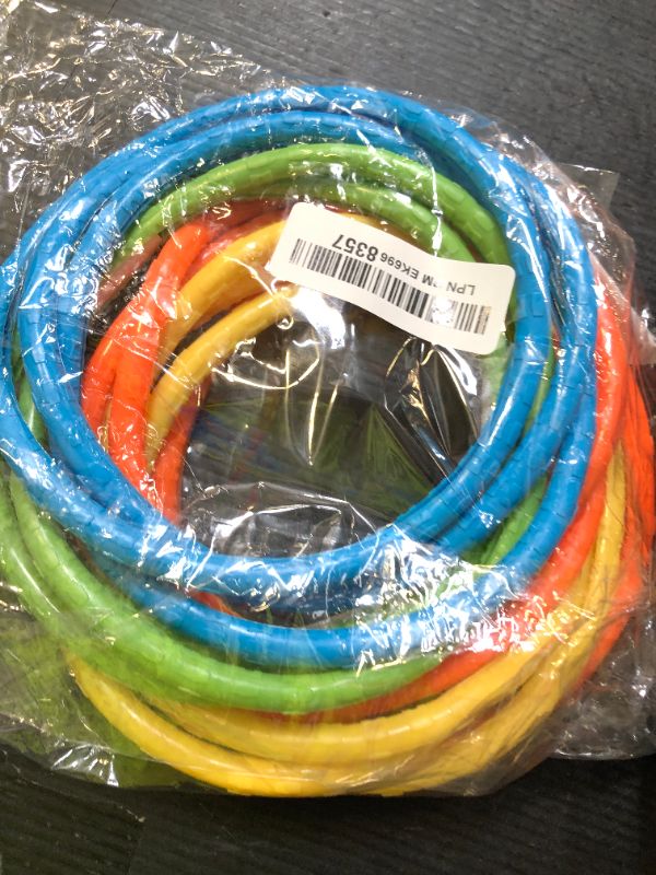 Photo 1 of BLUE PANDA 12 Pack Pool Rings for Kids Diving - Under Water Swim Dive Rings - Multicolored Summer Sinking Pool Toys (6 in)