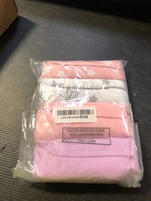 Photo 1 of Mini Crib Sheets Fitted 4 Pack for Girls (38" X 24"), Compatible with Dream on Me, Delta Porta Crib and Arms Reach Ideal Cosleeper, Pink