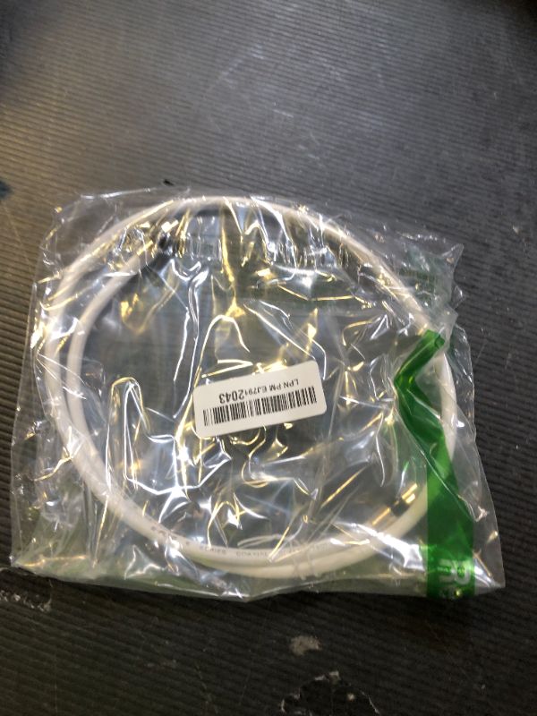 Photo 1 of G-PLUG 3FT RG6 Coaxial Cable Connectors Set- High-Speed Internet, Broadband and Digital TV Aerial, Satellite Sky Cable Extension - Weather-Sealed Double Rubber O-Ring and Compression Connectors White