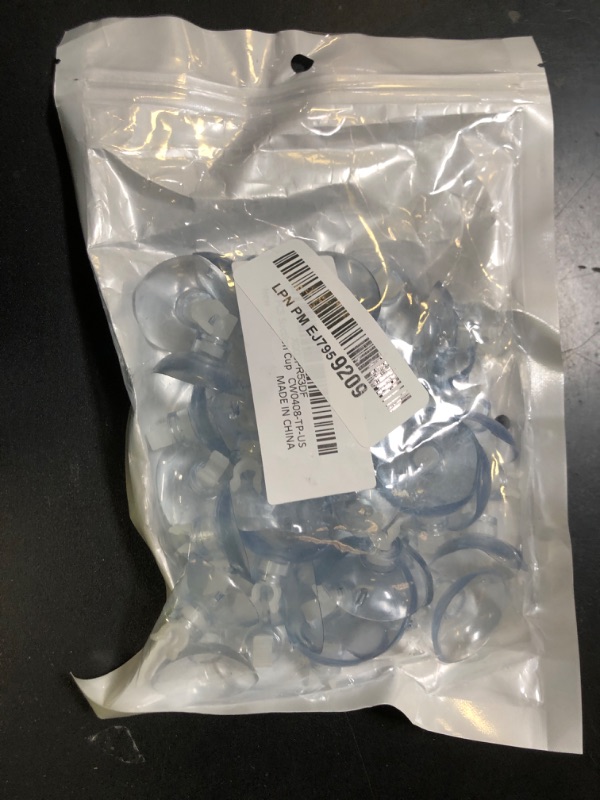Photo 1 of Pawfly Aquarium Suction Cup Clips for Standard 3/16" ID Airline Tubing Clear Air Hose Holder Clamp Accessories for Fish Tank Aeration Setup, 40 Pack