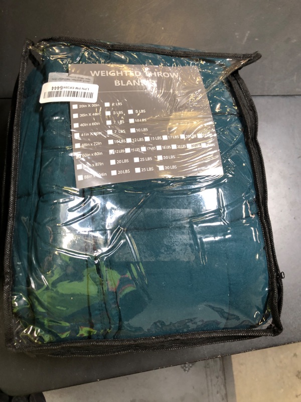 Photo 1 of yescool Weighted Blanket for Adults (12 lbs, 60" x 80", Dark Green) Cooling Heavy Blanket for Sleeping Perfect for 110-130 lbs, Queen Size Breathable Blanket with Premium Glass Bead, Machine Washable