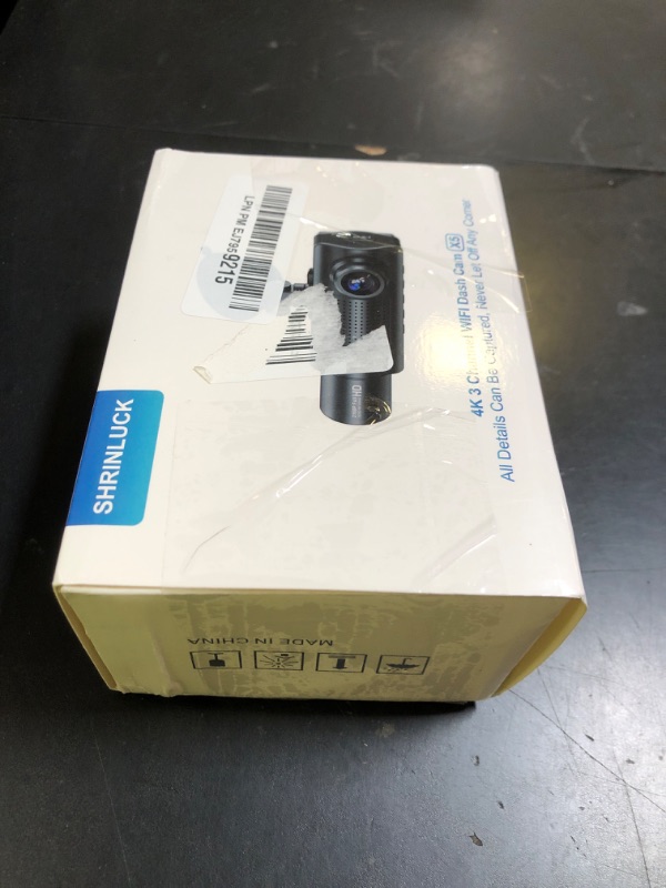 Photo 1 of Miden X5 4K WiFi Dash Cam Front and Rear Inside, 2160P+1080P+1080P FHD 3 Channel Dash Camera for Cars, 360° All Sides Dashcam, Free 64G SD Card, G-Sensor, WDR, Night Vision, 24H Parking Monitor