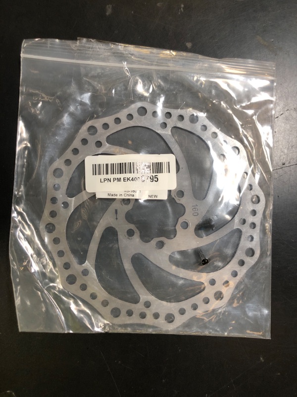 Photo 1 of Teyssor 140mm 160mm 180mm 203mm Bike Disc Brake Rotor with 6 Bolts Fit for Road Bike Mountain Bike BMX MTB