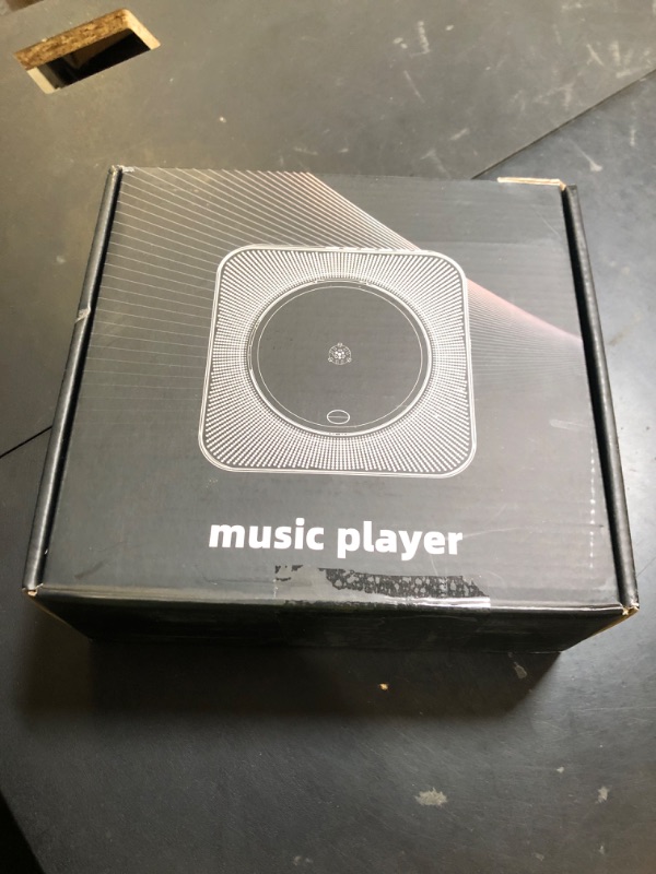 Photo 1 of Gueray CD Player Portable Bluetooth Desktop CD Player for Home with Timer Built-in HiFi Speakers with LCD Screen Display Boombox FM Radio USB Type-c