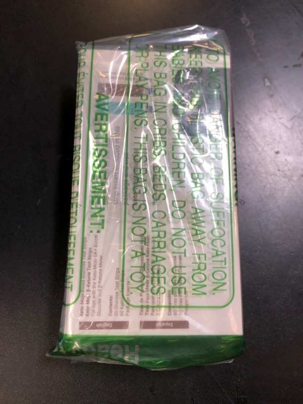 Photo 1 of KETO-MOJO Blood Glucose and Ketone Test Strips Combo Pack | 60 Glucose + 60 Ketone Strips (120 Count) | for Use Only with GK+ Meter