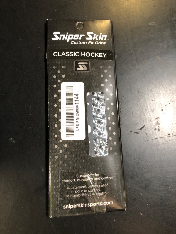 Photo 1 of SNIPER SKIN Hockey Grip, Fits Adult and Kids Sticks, Easy Install, Durable, Better Than Hockey Tape, Ideal Team Swag, Clean Non-tack - Black Shadow