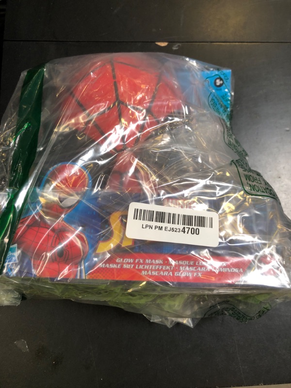 Photo 1 of Marvel Spider-Man Glow FX Mask, Light-Up Role Play Toy, Super Hero Toys for Kids Ages 5+