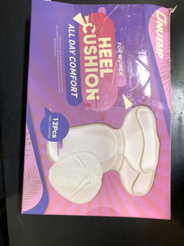 Photo 1 of ONUEMP Heel Cushion Inserts and Metatarsal Pads for Women, 3 Pairs Heel Grips and 3 Pairs Ball of Foot Cushions, Silicone Shoe Pads Insoles for High Heels, Blister Prevention for Too Big Shoes