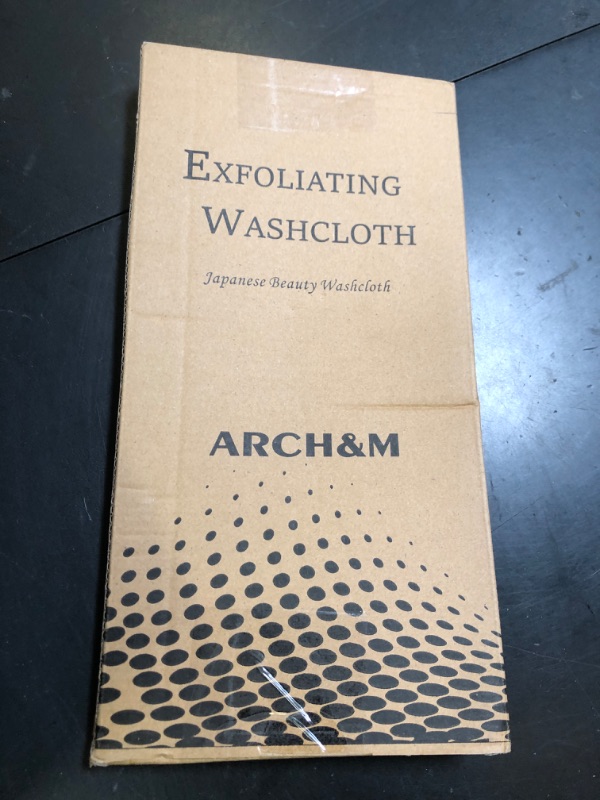 Photo 1 of ARCH&M Exfoliating Washcloth Body Scrubber Back Scrubber for Shower Japanese Beauty Washcloth Bath Wash Cloth Korean Exfoliation Luffah Towel Net Sponge Loofah Body Scrub 3 Pack