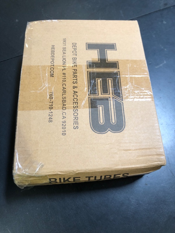 Photo 1 of HEB - Heavy Duty Bike Tube for Ebikes- Puncture Resistant for 26x4 Bike Tire, Fat Tire Tube, MTB, 26 inch x 4.0 inch Bike Tubes (26" x 4", (Qty 2) HEB 264 Tube)