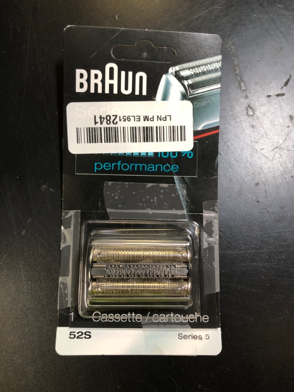 Photo 1 of Braun Series 5 Electric Shaver Replacement Head -52S - Compatible with Electric Razors 5090/5190cc, 5040/5140s, 5030s, 5147s, 5145s, 5195cc, 5197cc