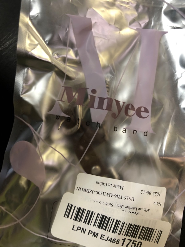 Photo 1 of Minyee Leather Band Compatible with Apple Watch Band Women 42/46/38/40/41/44/45/49mm, Western Boho Turquoise Vintage Retro Designer Brown Slim Thin Strap for iWatch Series 10 9 SE 8 7 6 5 4 3 Ultra
