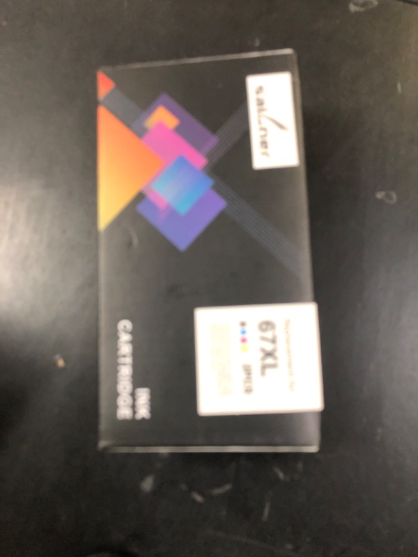 Photo 1 of SAILNER 67XL HP Printer Ink, Replacement for HP Ink 67 for HP 67 Ink cartridges Black/Color Combo Pack, Compatible with DeskJet 2755e Ink Cartridges 2700e 2855e 4155e Envy 6055 6455e Printer 67XL Ink