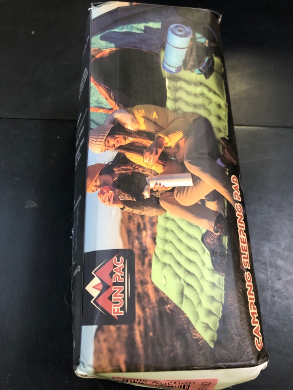 Photo 1 of Yuzonc Camping Sleeping Pad, Ultralight Camping Mat with Pillow Built-in Foot Pump Inflatable Sleeping Pads Compact for Camping Backpacking Hiking Traveling Tent