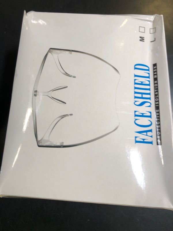 Photo 1 of zeroUV - Protective Face Shield Full Cover Visor Glasses/Sunglasses (Anti-Fog/Blue Light Filter) (Smoke/Fade)