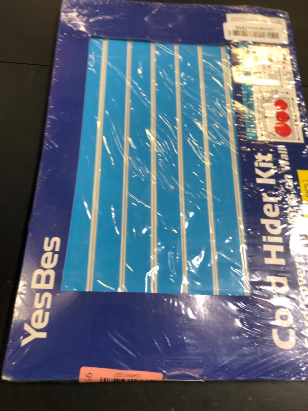 Photo 1 of 116in Cord Hider Kit, Cord Covers for Wires on Wall, Paintable Cable Raceway, Cord Hider for Wall Mount Tv, Tv Cable Hider Wall Kit, Wire Covers for Cords, W0.96in X H0.57in, White