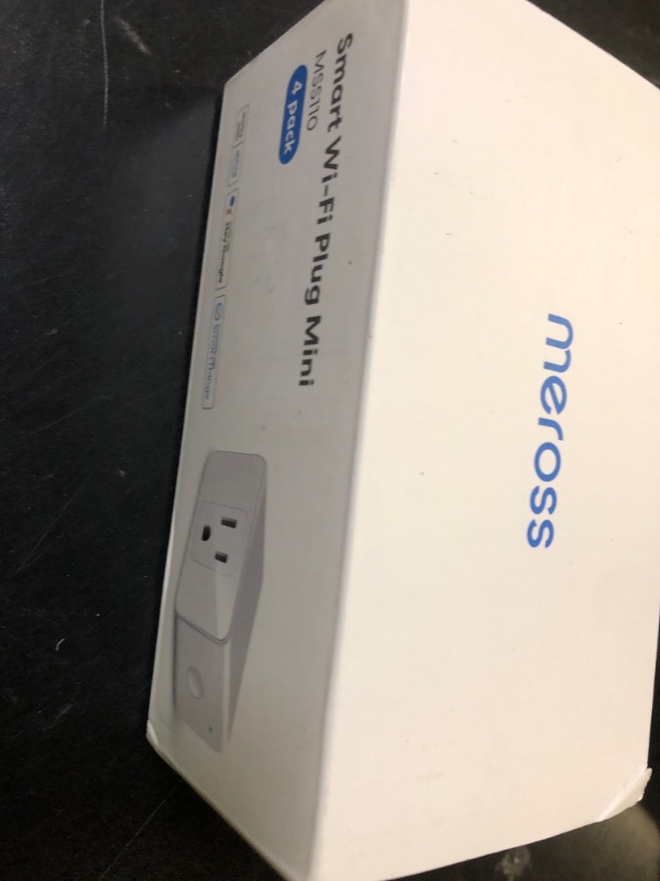 Photo 1 of meross Smart Plug Mini, 15A & Reliable Wi-Fi, Support Apple HomeKit, Siri, Alexa, Echo, Google Assistant and Nest Hub, App Control, Timer, No Hub Needed, 2.4G WiFi Only, 4 Pack