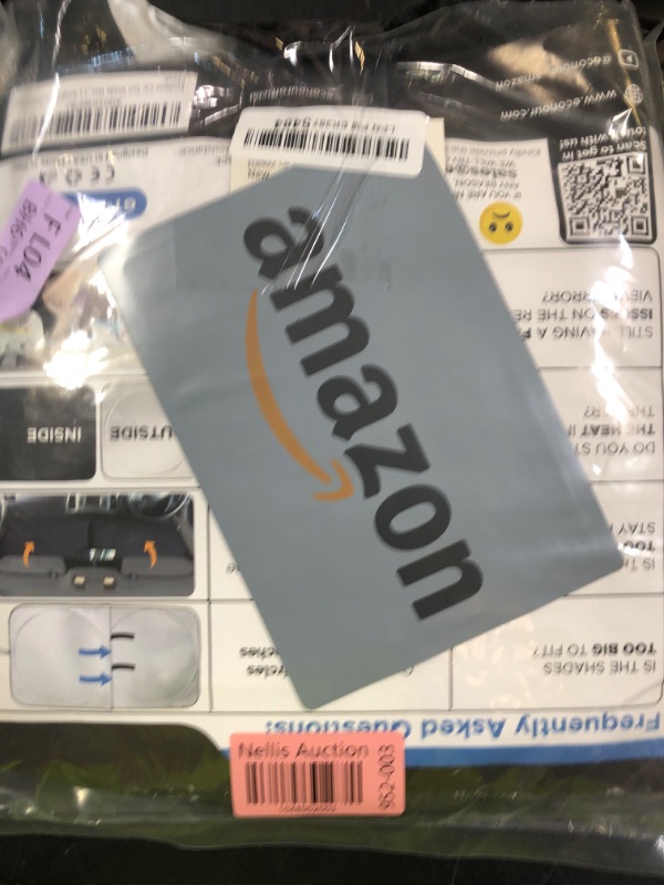 Photo 1 of EcoNour Car Windshield Sun Shade | 2025 Upgraded Innovative No-Light-Pass Technology for Maximum Coverage | Foldable Sun Shade Keeps Your Vehicle Cool | Must-Have Car Accessories | Small (59" x 29")