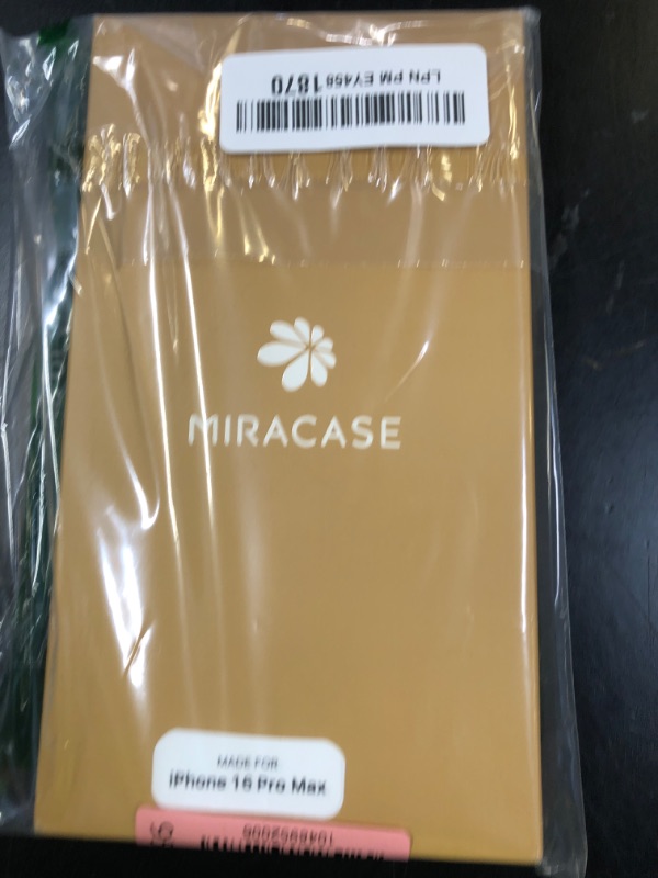 Photo 1 of Miracase Magnetic for iPhone 16 Pro Max Case 6.9'' [Compatible with MagSafe] Full-Body Phone case with Built-in Glass Screen Protector& Camera Protector,Drop Proof 16 Pro Max Cover,Desert Brown