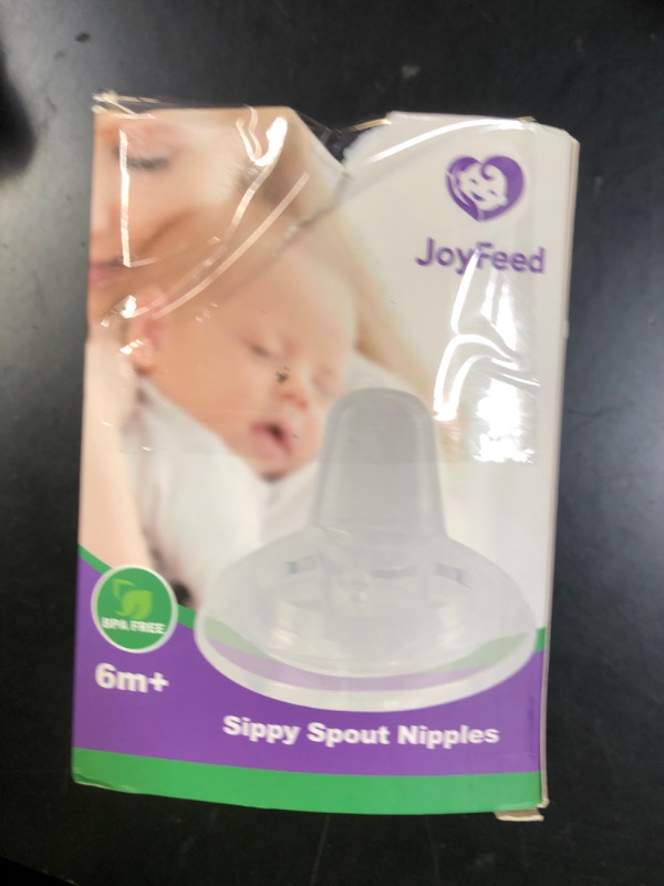 Photo 1 of Sippy Straw Cup Nipples for Dr. Brown's Narrow Baby Bottle & Glass Bottles and Narrow Sippy Spout Bottles,Soft Silicone Transitional Nipple,Variable Flow, 6m+, 6 Count1048952055
