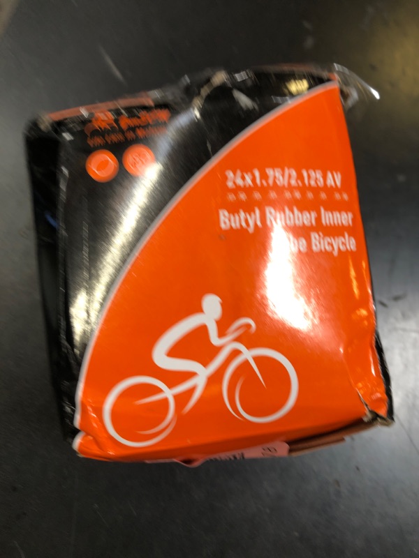 Photo 1 of 2-PCS 24" Bike Tubes 24x1.75/2.125 AV32mm Schrader Valve 47/54-507 24" Bicycle Tubes Compatible with 24 x 1.75 24 x 1.9 24 x 1.95 24 x 2.0 24 x 2.1 24 x 2.10 24 x 2.125 Bike Tire Tubes