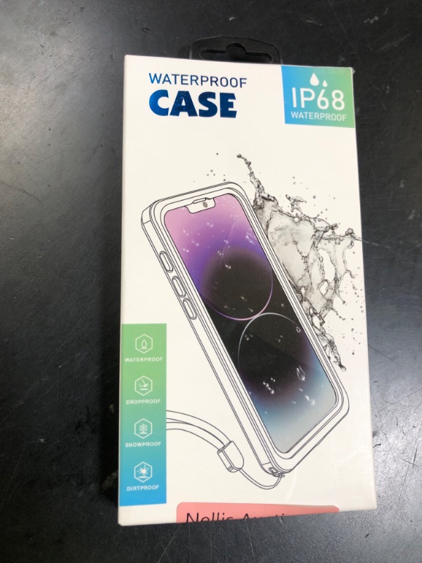 Photo 1 of Temdan Magnetic for iPhone 15 Case Waterproof, [Built-in Screen Protector][IP68 Underwater][15FT Military Dropproof][Dustproof][Real 360] Full Body Shockproof Protective Phone Case 6.1'' - Black/Clear
