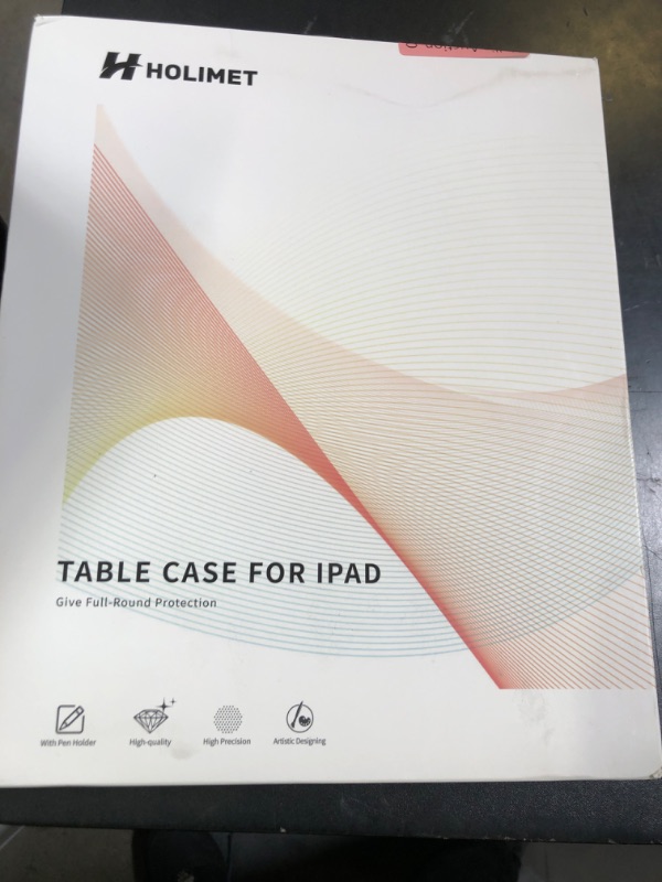 Photo 1 of H HOLIMET Case for iPad Pro 12.9 2022 6th/5th/4th/3rd Generation 2021 2020 2018 with Pencil Holder Pocket Soft TPU Back Shockproof, Auto Sleep/Wake, Vegan Leather