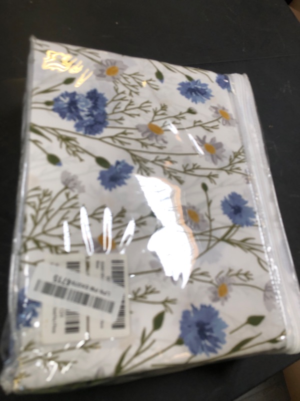 Photo 1 of RUVANTI 100% Cotton Sheets Queen Size Set, 4 Pieces, Soft & Breathable Percale Weave Bedding, Deep Pocket 16", Hotel Standard, Crisp Cool Feeling, Durable, Perfect Floral Bed Sheet, Sweet Pea