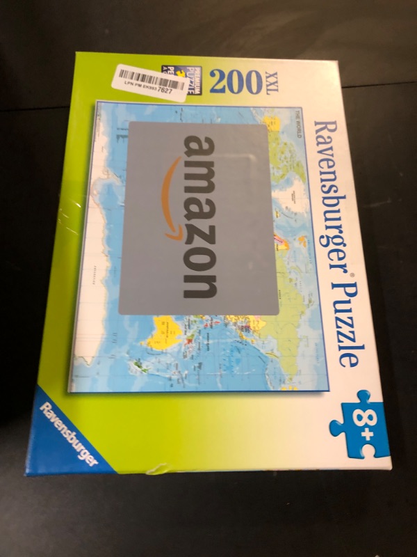 Photo 1 of Ravensburger The World 200 Piece Puzzle for Kids - Every Piece is Unique, Pieces Fit Together Perfectly
