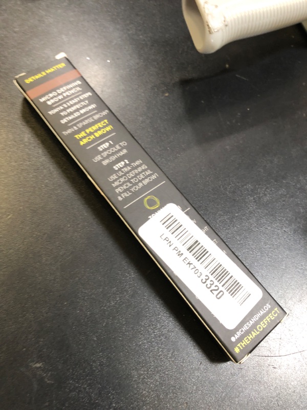 Photo 1 of Arches & Halos Micro Defining Brow Pencil - For a Fuller and More Defined Brow, Long-Lasting, Smudge Proof, Rich Color - Dual Ended Pencil with Brush - Vegan and Cruelty Free Makeup - Auburn, 0.003 oz