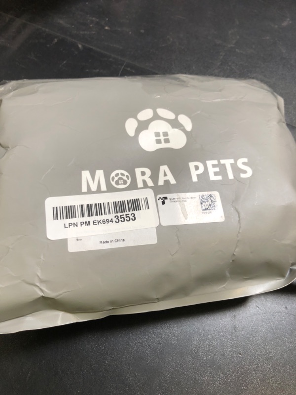 Photo 1 of Mora Pets Dog Cooling Vest with Ice Pack Evaporation Cool Harness Adjustable Summer Shirt Pet Jacket for Hot Weather Fit Large Medium Small Dogs Frenchies Grey M