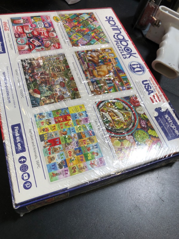 Photo 1 of Springbok - Snack Treats - 500 Piece Jigsaw Puzzle- Nostalgic Photo of Our Favorite Snacks from Past