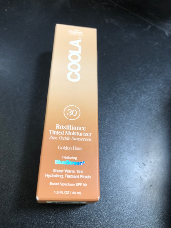 Photo 1 of COOLA Organic Rosilliance BB Cream with SPF 30, Tinted Moisturizer Sunscreen & Foundation, Dermatologist Tested, Golden Hour, 1.5 Fl Oz