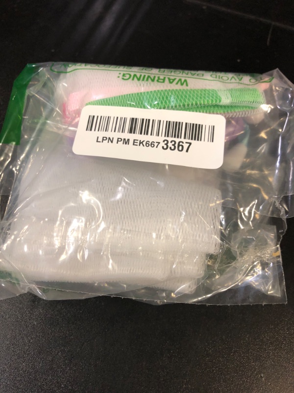 Photo 1 of Andiker Soap Bag Soft for Shower, Soap Pouch Saver with Drawstring for Foaming and Drying,Hangable (7 pcs mesh soap bag)