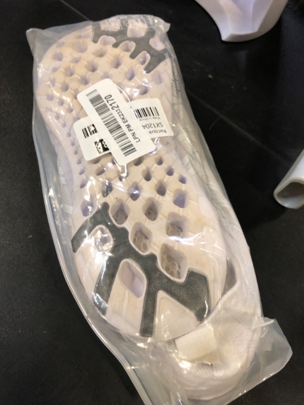 Photo 1 of Racqua Women's Water Shoes Swim Sea Breathable Quick Dry Barefoot Shoes Beach River Pool Aqua Shoes White 7.5 Women/6.5 Men