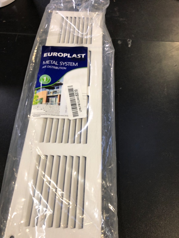 Photo 1 of Repa Market White Air Vent Cover 16" x 4" Inch (Outer Dimensions) - Steel Return Air Grilles - for Ceiling and Sidewall - HVAC - with Protection Screen (15.74'' x 3.93'' Inch)