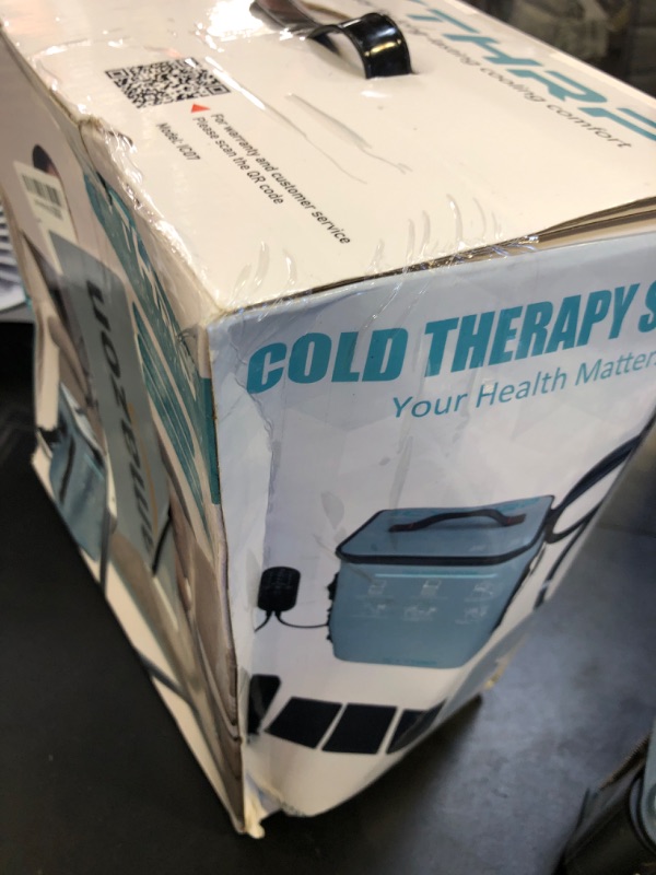 Photo 1 of ICYTHRP Cold Therapy Machine with Programmable Timer, Portable Ice Machine for Knee After Surgery, Knee Replacement Recovery System for Pain Relief w/Compression Pad for Shoulder, Hip and Ankle