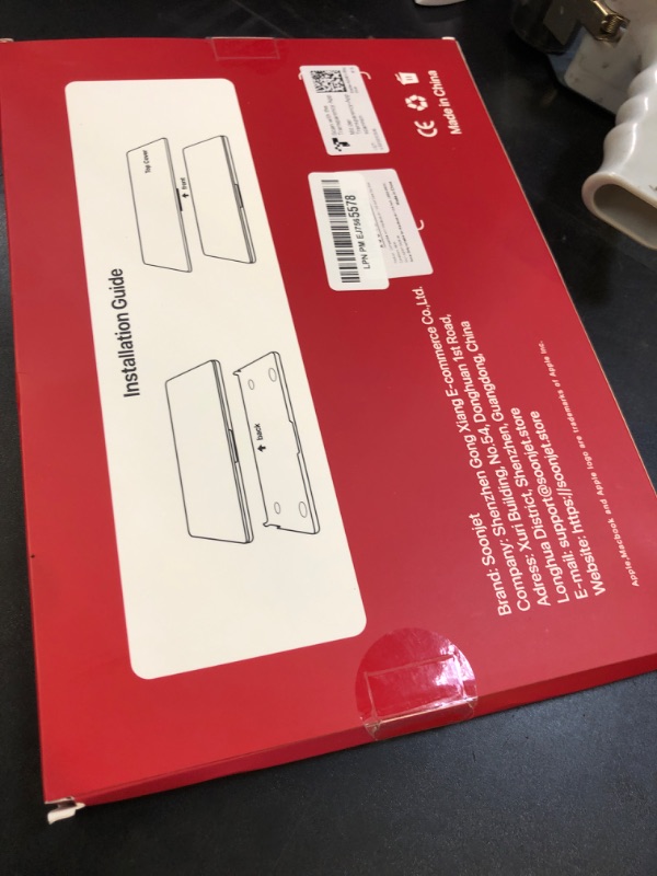 Photo 1 of Soonjet Compatible for MacBook Air 13.6 inch Case M4 M3 M2 2025 2024-2022 Release Model A3240 A3113 A2681, Sturdy Protective Hard Shell Case Cover for MacBook Air 13 inch