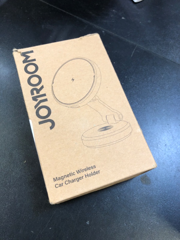 Photo 1 of JOYROOM for MagSafe Car Mount Charger with Rotatable Charging Panel, 15W Fast Charging Metal Magnetic Phone Holder, Dashboard Wireless Charger for iPhone Car Mount for iPhone 16/15/14/13/12