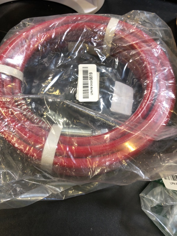 Photo 1 of 25ft 1/4inch Airless Paint Sprayer Hose Flexible Fiber Tube Spray Paint Coating Latex Accessories for Sprayer 4350 PSI Red