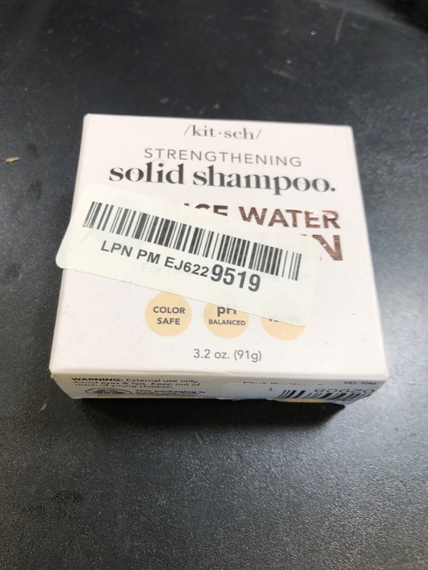 Photo 1 of Kitsch Rice Water Shampoo & Conditioner Set - Solid Shampoo & Conditioner Bar with Protein for Strengthening Hair & Damage Repair - Paraben, Sulfate and Silicone Free - Nourishing Hair Care - 2 pack
