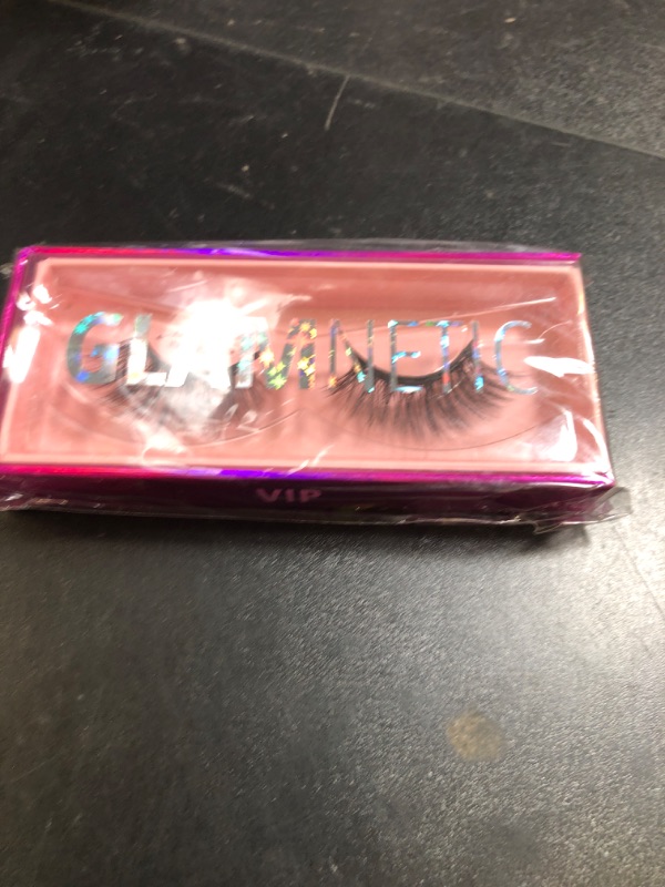 Photo 1 of Glamnetic Magnetic Eyelashes - VIP | Long Magnetic Lashes, 60 Wears Reusable High Volume Faux Mink Lashes, Dramatic, Round - 1 Pair