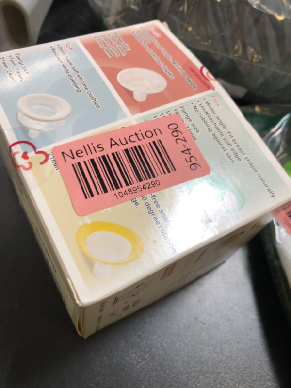 Photo 1 of Nenesupply 19mm Oval Flanges Compatible with Medela Breast Pump Parts Replace 19mm Medela Flange Accessories. Work with Pump in Style Parts Symphony Parts Swing Maxi Harmony and Personalfit Flex