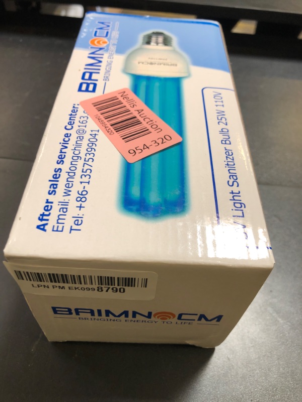Photo 1 of BAIMNOCM 4 Pack 25 Watt UV Light Bulb with Ozone, UVC Lamp, 185nm/254nm lamp for Home E26 Base 4 Count