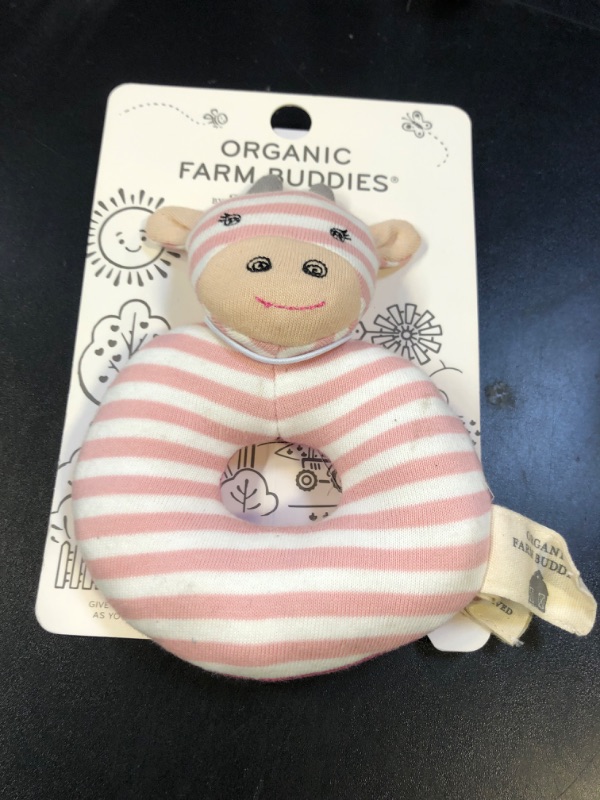 Photo 1 of Apple Park Organic Farm Buddies - Georgia Giraffe Teething Rattle, Baby Toy for Infants - Hypoallergenic, 100% Organic Cotton