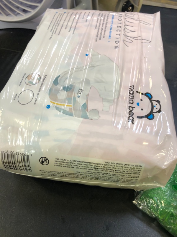 Photo 1 of Amazon Brand - Mama Bear Plush Protection Diapers - Size 3, 40 Count, Hypoallergenic Premium Disposable Baby Diapers, White and Cloud Dreams